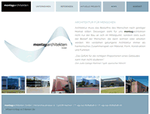 Tablet Screenshot of montag-architekten.de